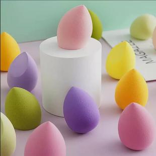 超软彩妆美妆蛋海绵葫芦水滴斜切化妆气垫粉扑套装 化妆蛋不吃粉