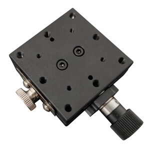 手动平移台 线性滑台一维移动台 台面尺寸4040 6060 位移台