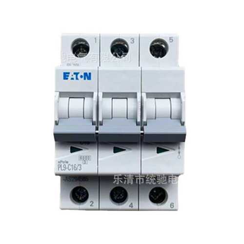 EATON/伊顿穆勒 PL9-C16/3小型断路器PL9, 16A, 3P, C, 6kA