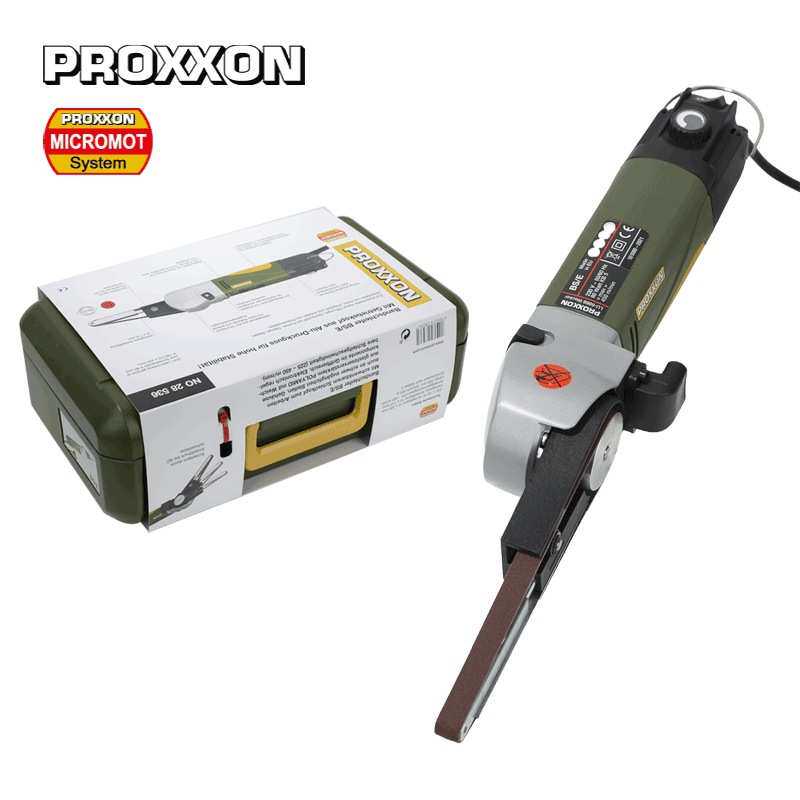 德国PROXXON迷你魔,模型操作手持尖嘴砂带磨光机 BS/E [28536]