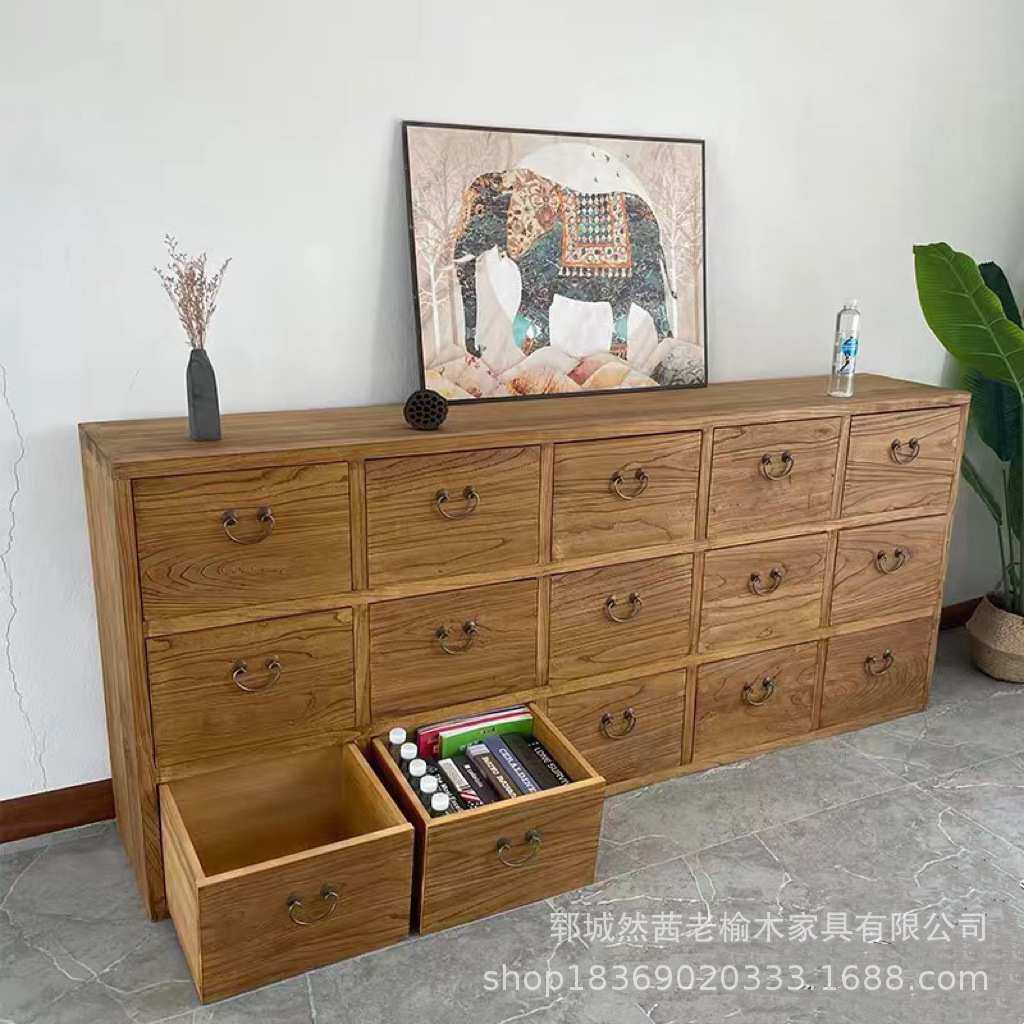 复古老榆木斗柜家居客厅组合收纳柜实木抽屉式靠墙餐边柜多层鞋柜,模玩/动漫/周边/娃圈三坑/桌游,模型制作工具/辅料耗材,淘宝优惠券,粉丝福利购,淘宝优惠卷