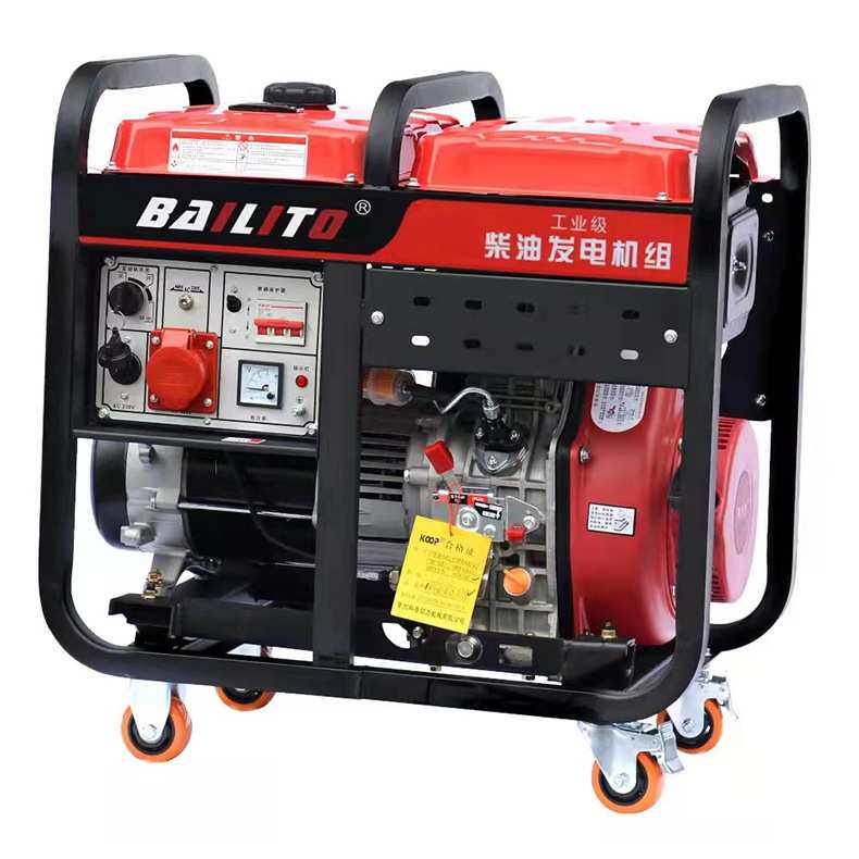 工厂 定制6KW千瓦单相小型轻型柴油发电机组路面机械工地电器应急