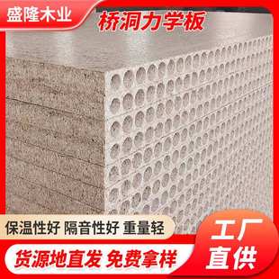 厂家 桥洞力学空芯刨花板木门门芯板隔音隔热填充板木板现货