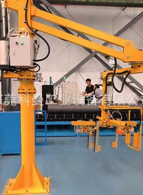 助力KMT-300臂机臂械手石晶体上棒搬运气控夹墨取翻转硬臂式机械