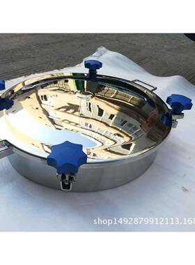 上厂家直TJZ供卫生级不锈钢形常压圆快开人孔盖手孔303146L人孔配