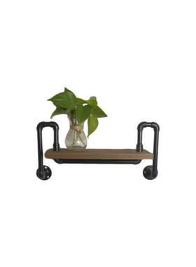 业风墙工上置物架复古壁墙壁挂隔板QAW架创意铁艺水管墙面子装饰