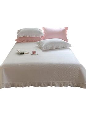 A类纯水洗棉床TYW盖单件10棉四0全棉榻榻米防滑单夹棉床三件套季