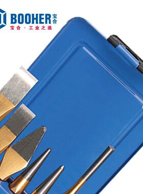 宝合Boohe心r10073100706066件套锥样冲中冲扁凿圆3冲凿类工具木