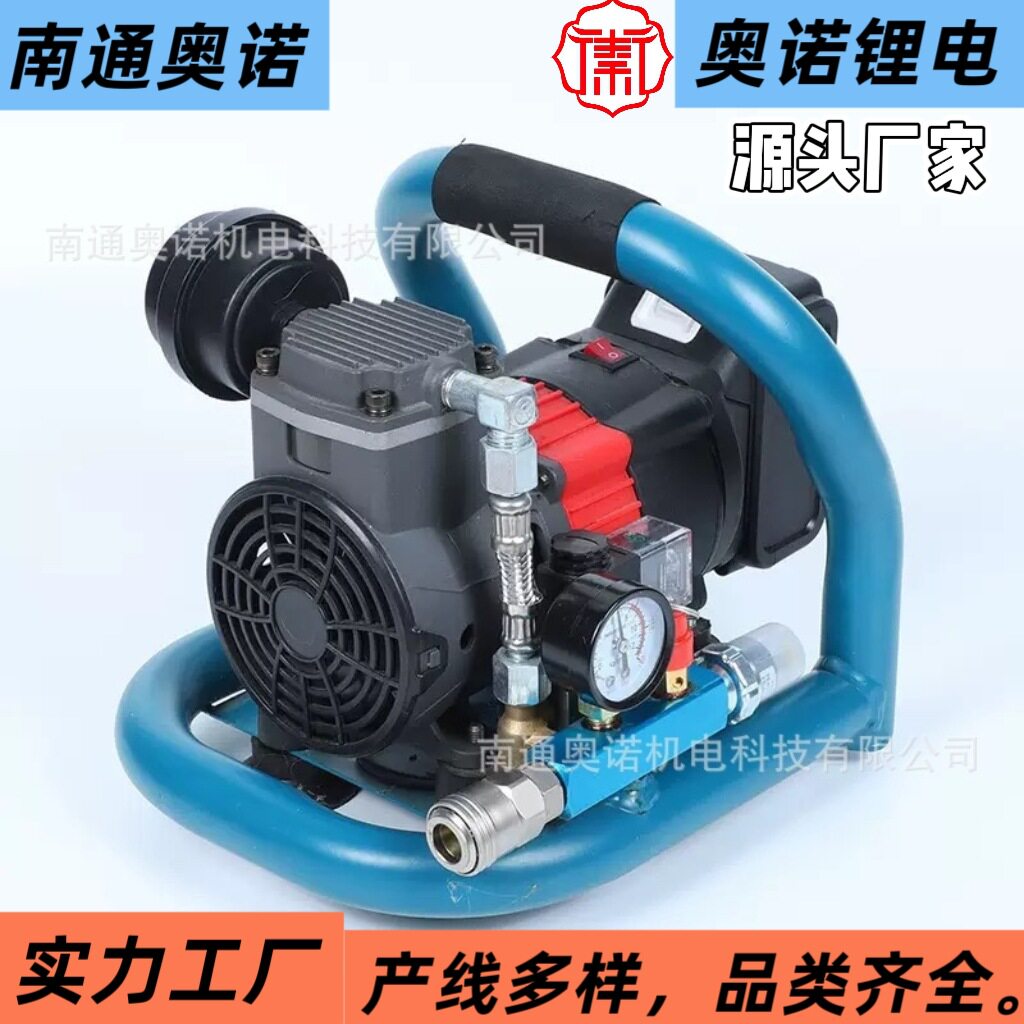 锂电无线车载便携空气压缩机
