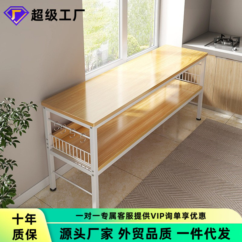 厨房靠墙落地多层微波炉置物架