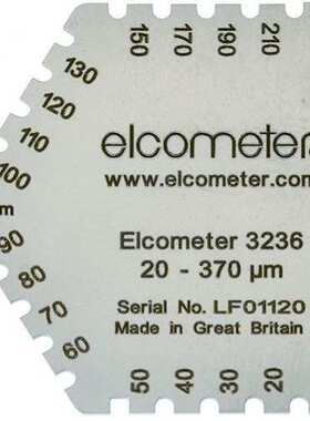 易高 Elcometer 112AL冲压湿膜梳(铝制)