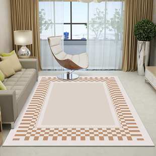 现代简约客厅地毯加厚仿羊绒沙发茶几毯轻奢卧室床边毯高级感地毯