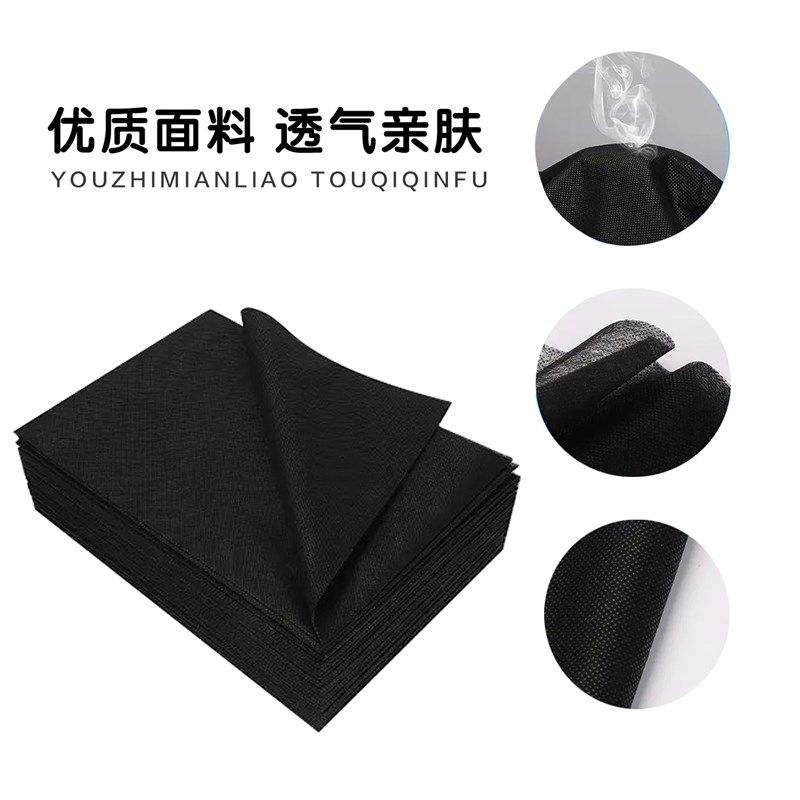 免洗床单单件不织布布防油防水垫单美容院用黑色纹身纹绣桌布床垫