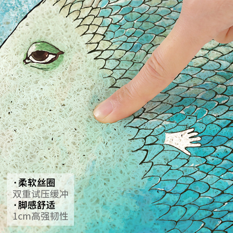 卡通浴室防滑垫儿童可裁剪地垫卫生间洗澡淋浴房丝圈脚垫防摔家用,居家布艺,家用脚垫,淘宝优惠券,粉丝福利购,淘宝优惠卷