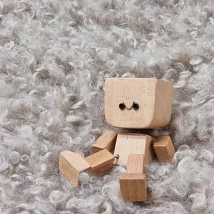 抖木人木质 可动 车载桌面小摆件好物治愈创意可爱装饰礼品