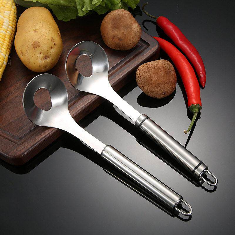 不锈钢肉丸勺子汤勺家用漏勺厨房用品制作器肉丸子夹厨房用具