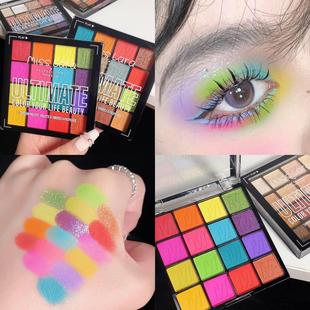 正品大牌儿童舞台妆眼影盘珠光亮片多色系化妆师专用彩妆正品