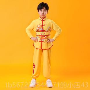 高档儿童演武术表服、中小学生武术体操、、训练服中式武术操作太