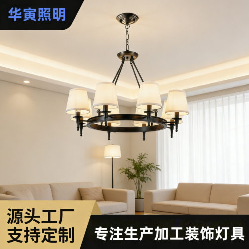 美式吊灯欧式简约创意网红客