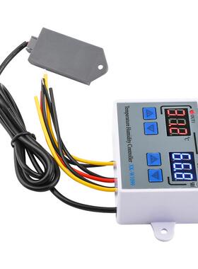 W1099温控器智能数显1温湿度控0制器温2度开关DMH高精度温湿仪2V2