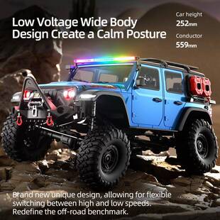 1:10全比例仿真烈/牧马马人4C越野驱攀爬车四R遥控车玩具模型