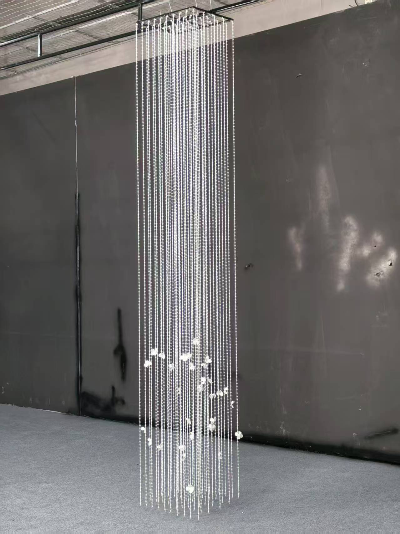 韩式婚庆亚克力水晶珠帘吊顶装饰