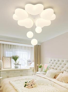 法式奶油风主卧气28346室吸顶灯间浪漫护眼房客吊灯具现代简约厅