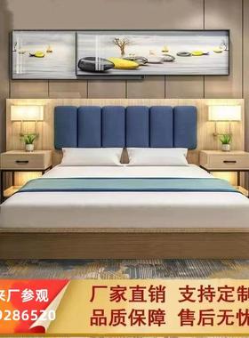 酒店家现具标间全32897套单间宿宾馆床民简约代客房旅馆人双家具