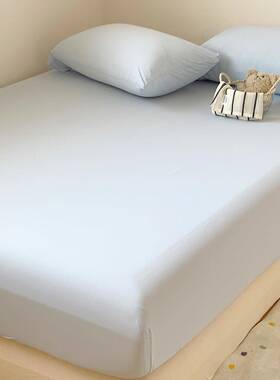 A类纯色凉感冰皮床笠单件夏季冰丝床榻榻米床垫SX202507套保罩罩