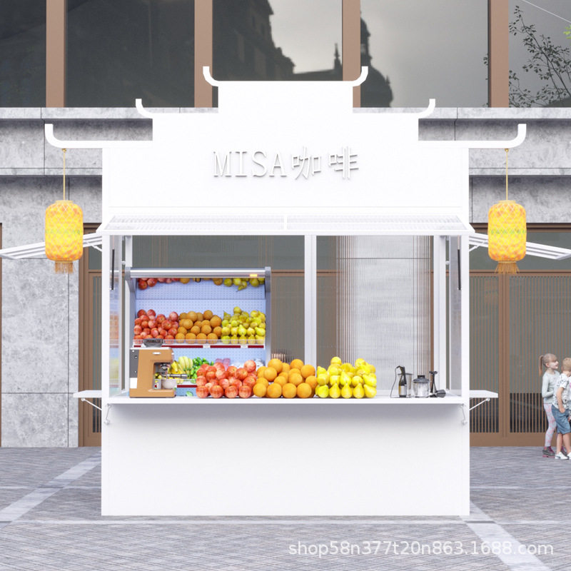 网红集市小吃摊位促销展示架