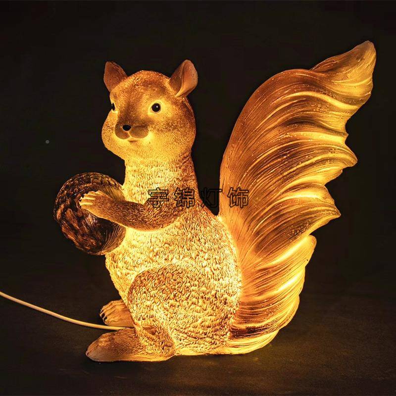 树脂材质LED松鼠造灯ED装饰体灯LED型立造LYJ-DWZXD型装饰灯