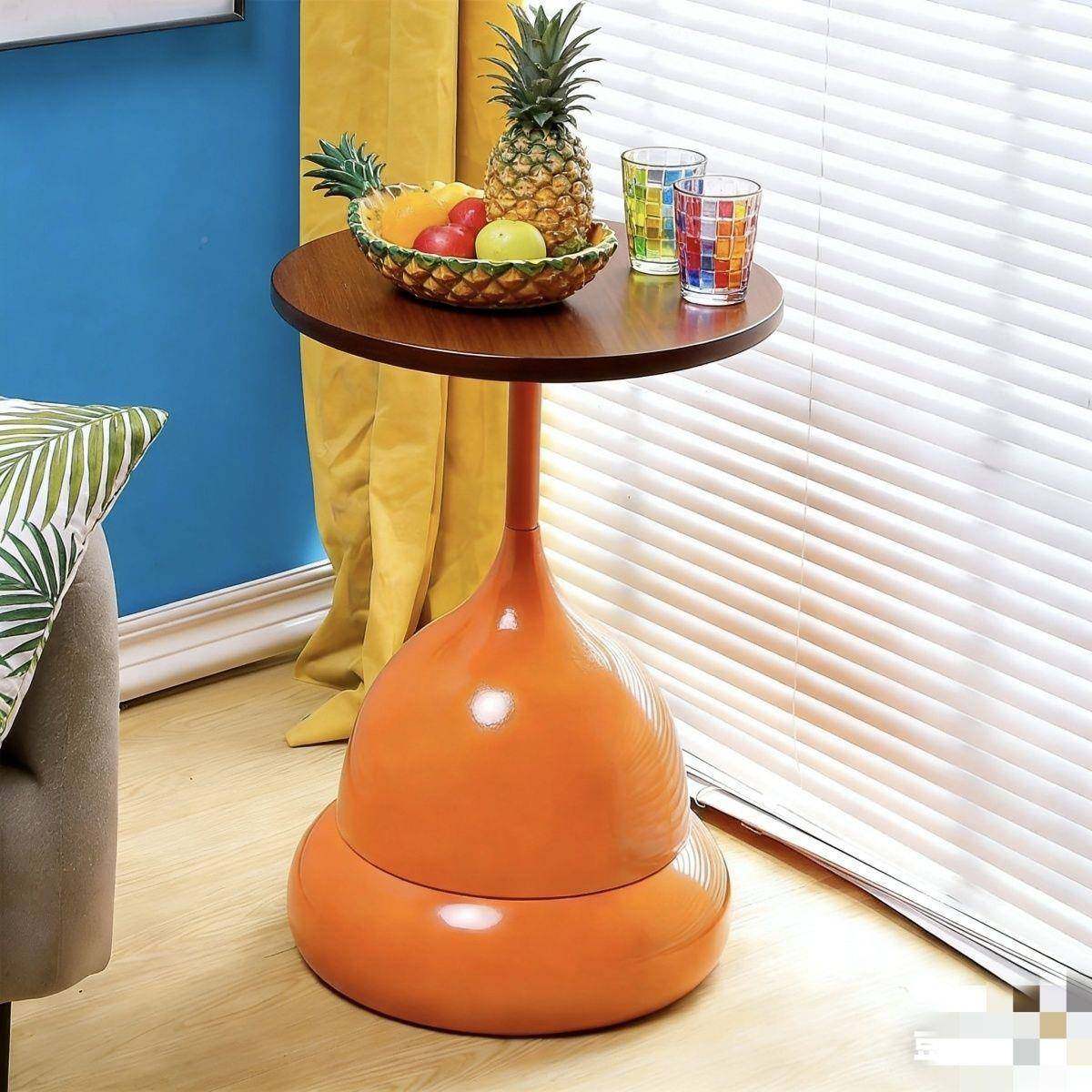 奢WFJ实木风客厅室内边柜实阳台轻落地式创意茶木桌面几角几小圆,电子元器件市场,其它元器件,淘宝优惠券,粉丝福利购,淘宝优惠卷