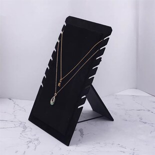 项链吊坠耳钉架耳环展示板首饰架珠宝柜台绒布陈列道具饰品展示架
