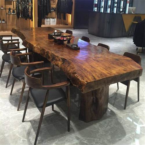 实木茶桌大板功夫泡茶桌椅组合 办公室新中式茶几家居会客茶台