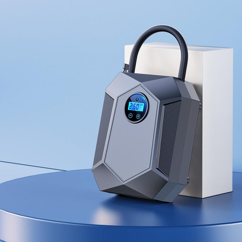 车载充气泵小轿车便携式汽车电动轮胎电动车摩托车无线自动充气泵