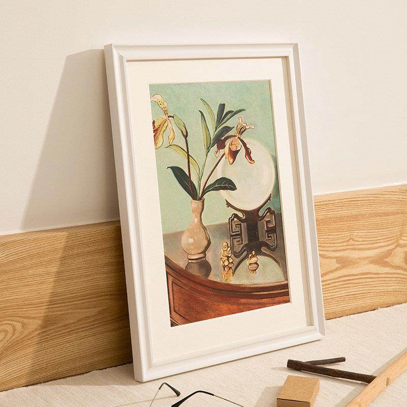 实木大相框装裱制作画框任意尺寸挂墙A4 a3 24寸4K拼图框外框边条