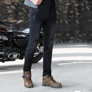 骑裤 行四季 男B女 哈雷机车裤 高档ugly服ROS丑兄弟摩托车牛仔裤