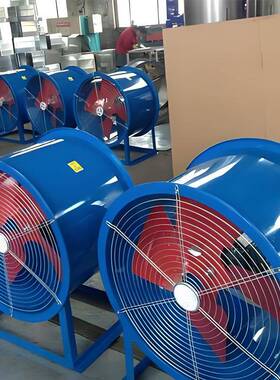 220V/3仓80V工业低级噪音1轴流风机大风量通风换气车间库XDD用T35