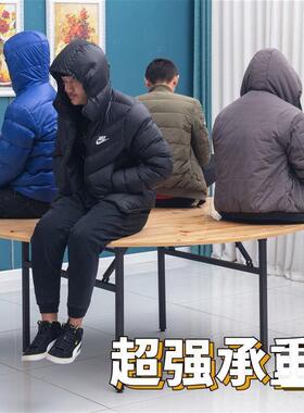 酒店饭店杉木大圆桌家用实1.2/1.6/1.形8米折叠圆木MAR折叠圆可桌