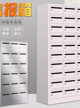 外小区报箱物ALG业学多门投票信办校公柜不锈钢室壁挂意见收集投