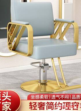 理店椅子YNK网发红发椅发廊专用剪发椅倒升美降可放高档烫染座椅