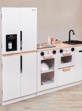 kienvy儿装童家出水厨房玩具质过家冰箱NPR灶台套女孩仿真做饭木