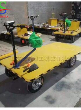 农用大棚菜电动拖平板运车FEQ工程材料搬运车小型电动输蔬四轮车