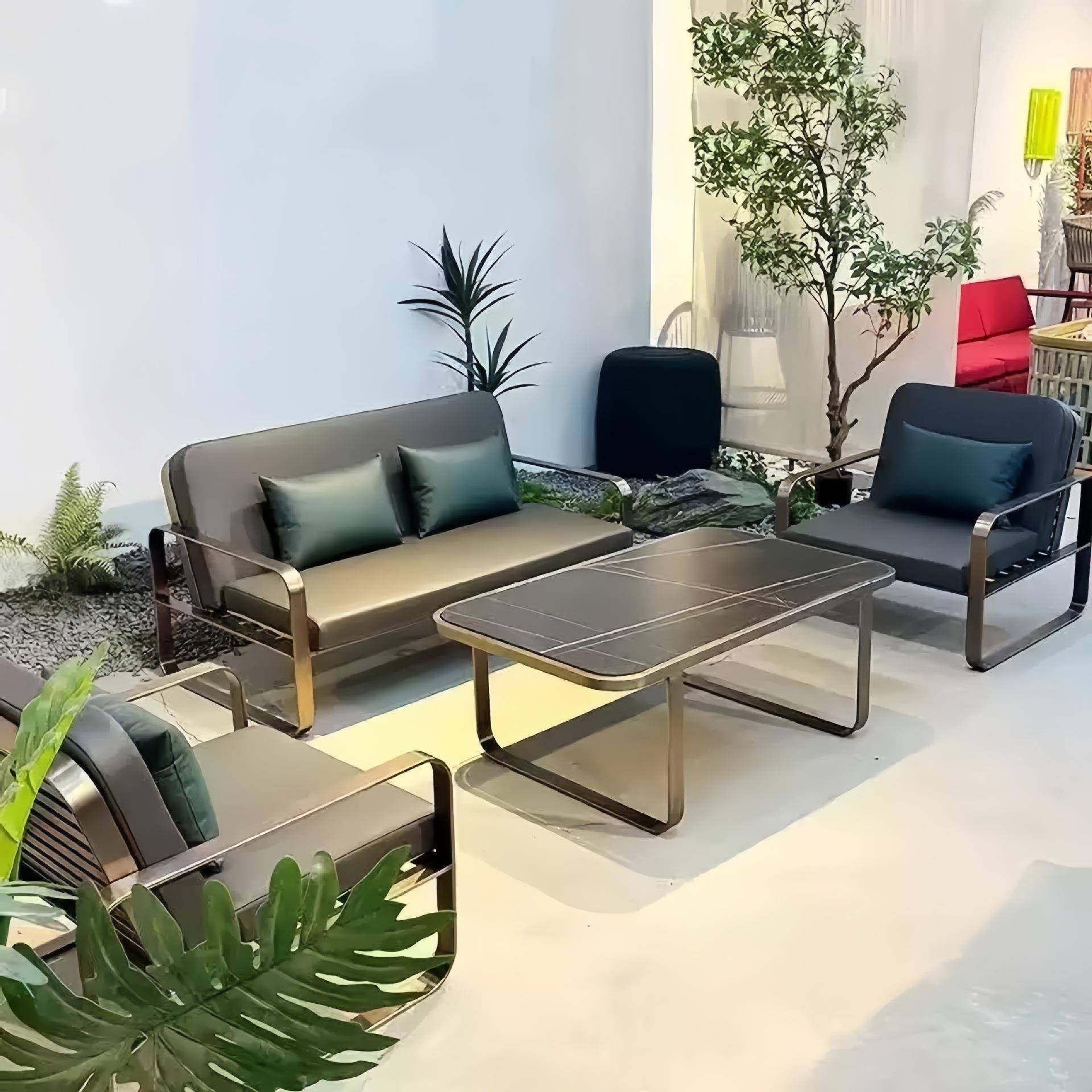 厂直销户外不院锈钢沙发庭外KHL园林架空层室露台露天酒店组合工,鲜花速递/花卉仿真/绿植园艺,其它园艺用品,淘宝优惠券,粉丝福利购,淘宝优惠卷