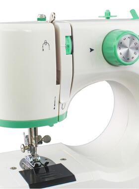 520缝热销多功能17829用纫机迷你便家携式锁订扣眼吃边厚家用缝纫