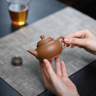 高壶端宜兴紫砂水平半手工茶壶无添1加段人泥50CH-2038cc文茶器茶