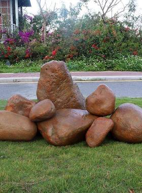 户外造景真空心石头玻璃假钢雕假塑山庭院仿布置石头TXB展厅装饰