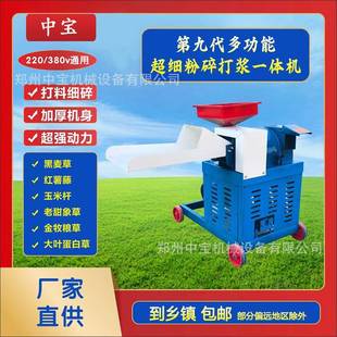 205牧草打浆2机DYY多功能干两用小型家用玉米超细粉体碎湿一机打