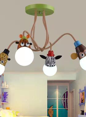 LED卧童房灯具室简约个性卡动物80735通吸儿顶灯