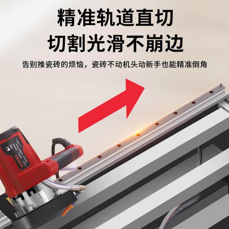 尘瓷砖机倒FTX角台式无自动加水45度斜切切台面割机石材切割器
